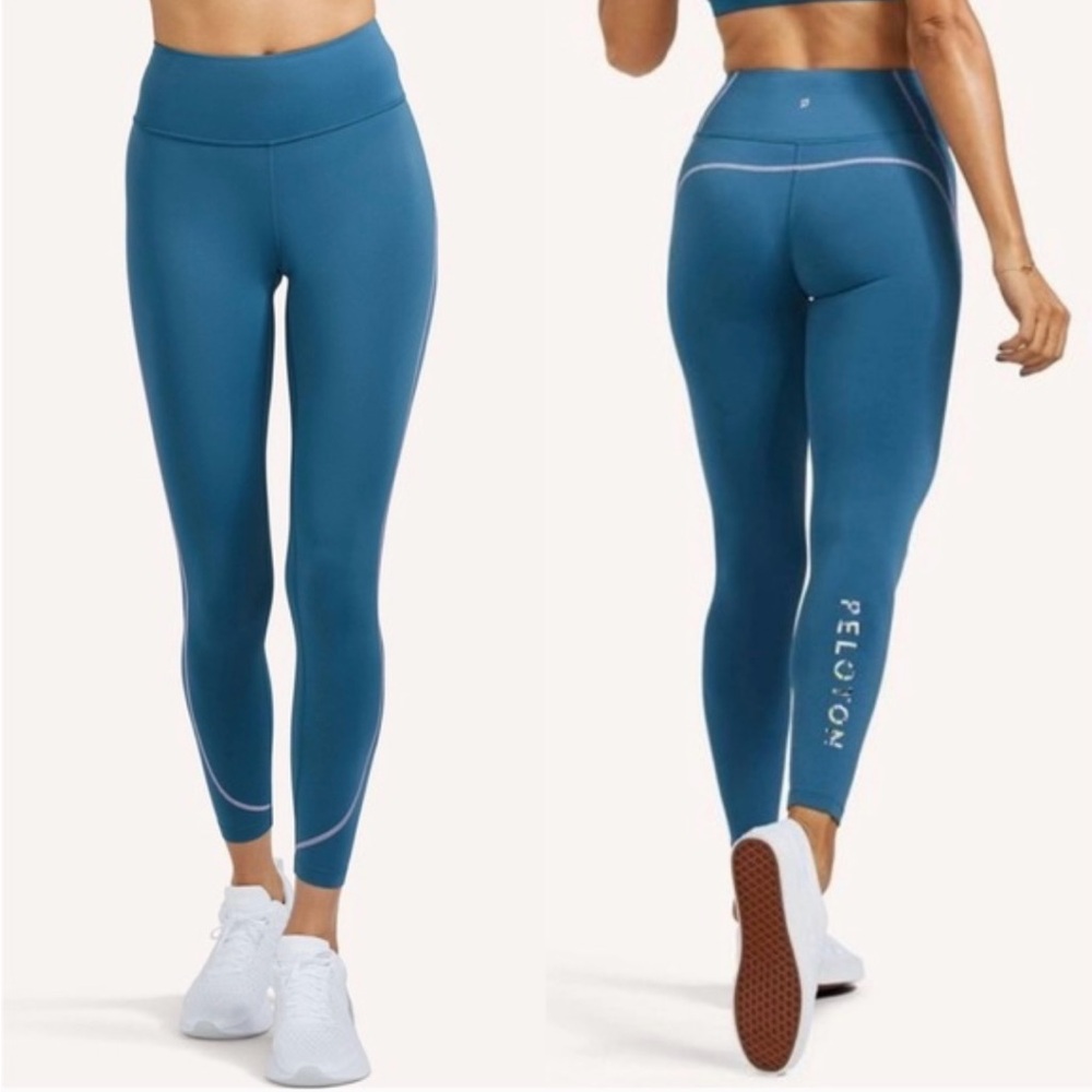 Peloton Women's Move Mission Leggings, Blue Small